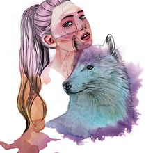 Mein Kursprojekt: Illustriertes Porträt mit Aquarell. Watercolor Painting, and Traditional illustration project by amandamalin - 06.21.2020