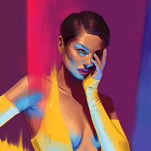 Lights and Shadows Digital portrait. Un proyecto de Dibujo artístico, Dibujo digital, Ilustración digital, Pintura digital, Ilustración tradicional y Dibujo de Retrato de Ksenia - 21.06.2020