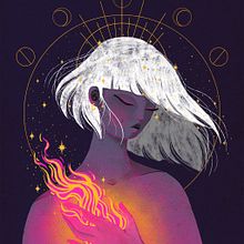 Solsticio de Invierno - Proyecto de ilustración. Digital Drawing, Traditional illustration, and Digital Painting project by Valeria Araya - 06.21.2020