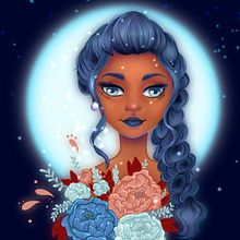Mi Proyecto del curso: Retrato de personajes femeninos con Procreate. Digital Drawing project by dmerhege - 06.22.2020