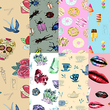 Mi Proyecto del curso: Creación y comercialización de patterns vectoriales Ein Projekt aus dem Bereich Traditionelle Illustration und Aquarellmalerei von María Fernández - 22.06.2020