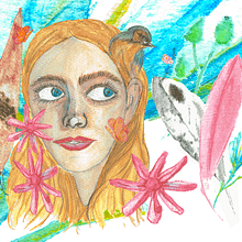 Fantasía . Pictură în acuarelă de Ana Navarro - 06.22.2020