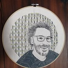 My project in Creation of Embroidered Portraits course. Embroider project by sophie - 07.03.2020