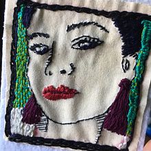 My 1st Embroidered Portrait. Embroider project by Amy Lindahl - 06.22.2020