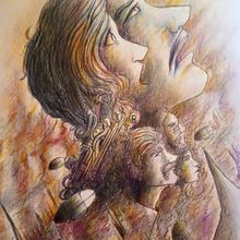 Mi Proyecto del curso: Retrato creativo en claroscuro con lápiz. Un progetto di Arte concettuale di Israel Zúñiga Palacios - 22.06.2020