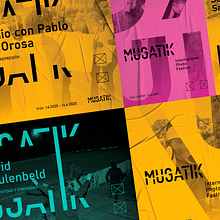 Mugatik International Photo Festival. Animation, 2D Animation, Br, ing, Identit, Poster Design, Logo Design, Graphic Design, Photograph, and Motion Graphics project by Félix Javier Marcos Chávez - 06.22.2020