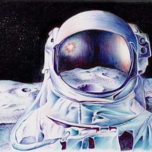 Astronauta. Projekt z dziedziny  R i sunek użytkownika Marisa Zurita López - 22.06.2020