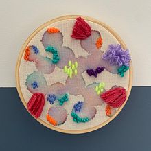 Meu projeto do curso: Técnicas básicas de bordado e aquarela. Een project van Borduurwerk van Déborah Brito - 23.06.2020