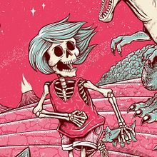 The Paleontologist. Character Design, Editorial Design, and Traditional illustration project by Buba Viedma - 06.23.2020