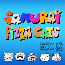 Samurai Pizza Cats / Tatsunoko 50th anniversary. Ilustração tradicional e Ilustração digital projeto de Jesús Félix-Díaz - 23.06.2020