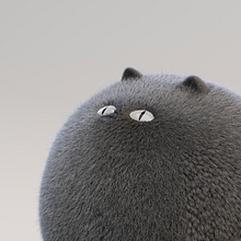 Chubby Cat Ein Projekt aus dem Bereich 3D von Miguel Angel - 20.06.2020