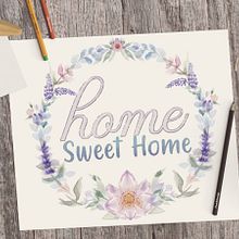 Home Sweet Home · Proyecto de ilustración en acuarela.. Un proyecto de Diseño e Ilustración tradicional de Angela B - 24.06.2020