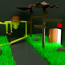 "THEY CONTROL ME". 3D, 3D Design, and 3D Modeling project by Charles Ortiz Hurtado - 06.30.2020
