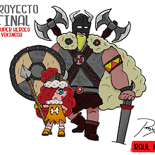 Mi Proyecto del curso: Dos Super Heroes Vikingos. Character Design project by Raul Moreno Ramirez - 06.24.2020