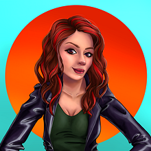 My project in Female Character Portraits in Procreate course. Character Design, and Digital Painting project by c_a_harland - 06.24.2020
