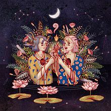 ¿Qué dice tu corazón? . Un proyecto de Concept Art, Dirección de arte, Diseño de carteles, Ilustración tradicional, Ilustración con tinta e Ilustración digital de Ale De la Torre - 24.06.2020