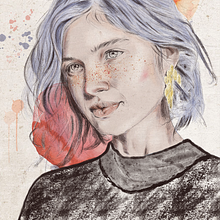 Meu projeto do curso: Retrato Ilustrado com Procreate. Digital Drawing project by Thiago Resende - 06.27.2020