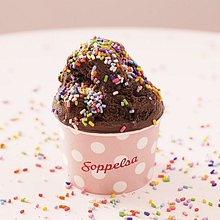 Ferruccio Soppelsa helados. Un projet de Calligraphie , et Lettering de Manuele Mancini estudio - 24.06.2020