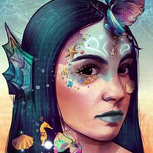 Under the sea. Digital Drawing project by auurelianoo - 06.24.2020