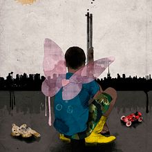 Su guerra nos pilló jugando. Digital Drawing, Digital Design, Traditional illustration, Digital Illustration, Watercolor Painting, and Digital Painting project by Bertografo - 06.24.2020