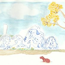 Meu projeto do curso: Ilustração em aquarela com influência japonesa . Pictura de Eduardo Shiiti Jacob Toma - 06.25.2020