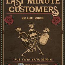 Proyecto final: Last Minute Customers en concierto. Een project van Posterontwerp van Elena M. - 25.06.2020