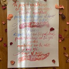 Mi Proyecto del curso: Caligrafía itálica con brush pen "Y aún así me levanto". Un progetto di  di Jose Manuel Cubells - 25.06.2020