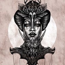 Mi Proyecto del curso: Diseño e ilustración digital de tatuajes con Procreate Ein Projekt aus dem Bereich Traditionelle Illustration und Digitale Illustration von María Fernández - 25.06.2020