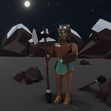 Modelado de personajes low poly para videojuegos . 3D Character Design, and 3D Modeling project by Julio Cesar Tapia - 06.25.2020