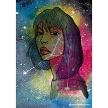 Mi Proyecto del curso: Técnicas modernas de acuarela- "Mi universo". Digital Illustration project by Adriana Mangones - 06.25.2020