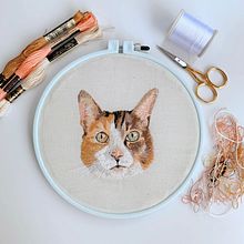 Mi Proyecto del curso: Needle painting para principiantes. Embroider project by Maria Paula Sanabria - 06.26.2020