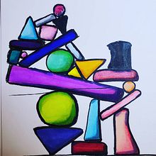 My project in Drawing for Beginners Level -1 course. Drawing project by Abby - 06.26.2020