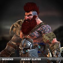 Mi Proyecto del curso: Dwarf head low poly. Un proyecto de Videojuegos de Iván Antonio Menendez Menendez - 27.05.2020