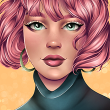 Mi Proyecto del curso: Retrato de personajes femeninos con Procreate. Artistic Drawing, Portrait Drawing, and Digital Drawing project by Nuria Espin - 06.30.2020