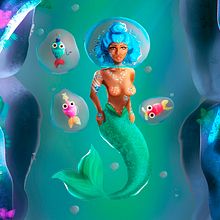 Meu projeto do curso: Pintura digital de personagens: ilustre com luz e cor Ein Projekt aus dem Bereich Artistische Zeichnung von Ana karoline Ramos Cavalheiro - 27.06.2020