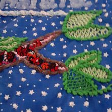 Mi Proyecto del curso: Creación de tapices bordados. Fiber Arts project by Franver Sudamérica - 06.27.2020