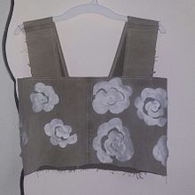 Blusa Con Restos de Jeans y otro Tejido. Sewing project by Silvana Franco - 06.27.2020