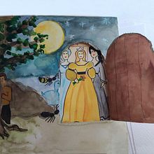 Mi Proyecto final: La reina de las abejas. Drawing project by Carmen Ibarlucea - 07.06.2020