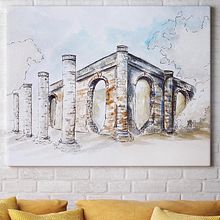 My project in Architectural Sketching with Watercolor and Ink course. Pintura em aquarela projeto de Lindsey Maldonado - 28.06.2020
