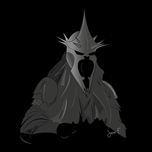 Rey Brujo, lider de los Nazgul (The lord of the ring). 2D Animation project by J Fiam - 06.28.2020
