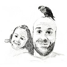 Lazos. Desenho de retrato, Ilustração tradicional e Ilustração com tinta projeto de Begoña Blázquez Parro - 29.06.2020