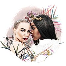 Portrait for 'Rock 'n' Roll Bride'. Un proyecto de Ilustración digital, Ilustración tradicional, Dibujo a lápiz y Dibujo de Retrato de Amy Pearson - 20.03.2019