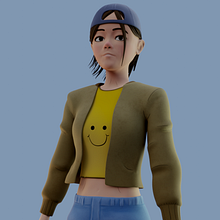 Kassie. 3D, 3D Design, Creativit, Drawing, and Character Design project by Gustavo Melo - 06.20.2020
