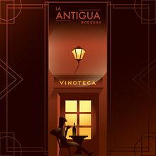  Cartel "Bodegas La Antigua". Poster Design, Traditional illustration, and Vector Illustration project by Luis Agudo Alonso - 06.29.2020