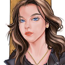 Meu projeto do curso: Retrato de personagens femininas com Procreate. Desenho de retrato projeto de Vinicius Bergamo - 01.07.2020