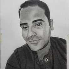 Autoretrato. Fine Arts, Drawing, Pencil Drawing, Portrait Drawing, and Realistic Drawing project by Isaac Osorio Castillo - 06.30.2020