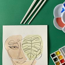 Trópico . Artistic Drawing, Traditional illustration, and Watercolor Painting project by Eva Rueda - 06.30.2020