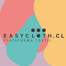 Logotipos Easy Cloth plataforma textil. Un progetto di Design di loghi di Michelle Moralst - 01.07.2020