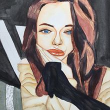 Mi Proyecto del curso: Retrato ilustrado en acuarela. Un proyecto de Pintura a la acuarela de Jose Alberto Rodriguez Hernandez - 30.06.2020