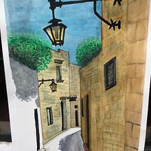 Mi Proyecto del curso: Paisajes urbanos en acuarela. Un proyecto de Arte urbano de Jose Alberto Rodriguez Hernandez - 02.09.2020
